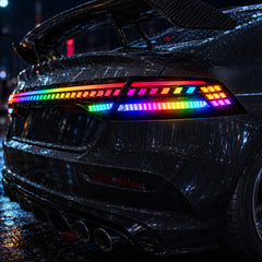 2023-2026 Honda Accord 11th Gen Sequential LED Tail Lights — RGB tail light close up04 - T-ACC11-SRGB