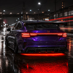 2023-2026 Honda Accord 11th Gen Sequential LED Tail Lights — smoked red LED night dynamic motion - T-ACC11-SR