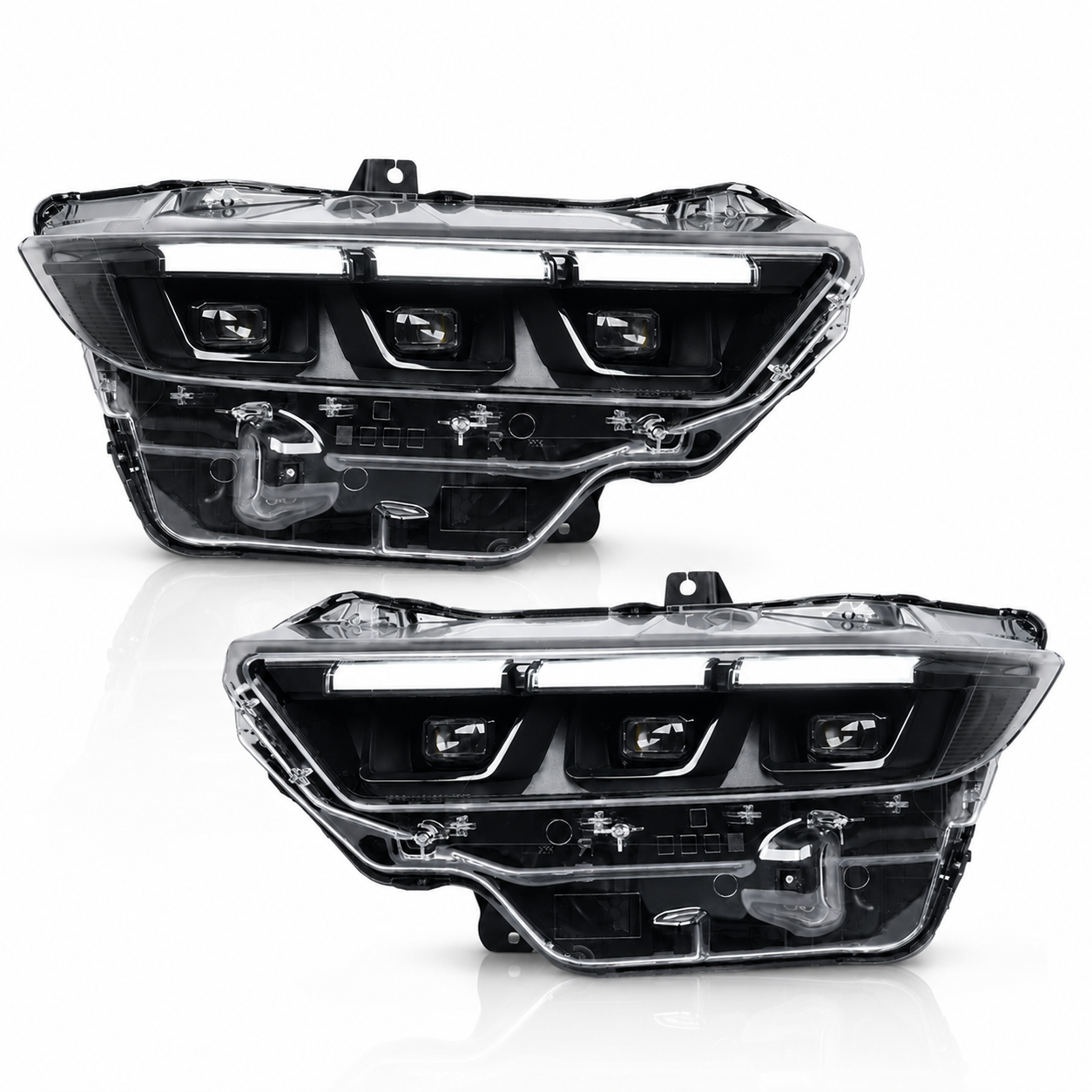 2024-2026 Ford Mustang S650 LED Projector Headlights | Trim & Bar Variants, Sequential