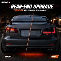 2006-2013 Lexus IS250 / IS350 / IS F Sequential LED Tail Lights — product view 18 - T-IS06-SR
