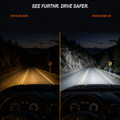2014-2021 Toyota Tundra LED Dual Projector Headlights — product view 9 — H-TUN14
