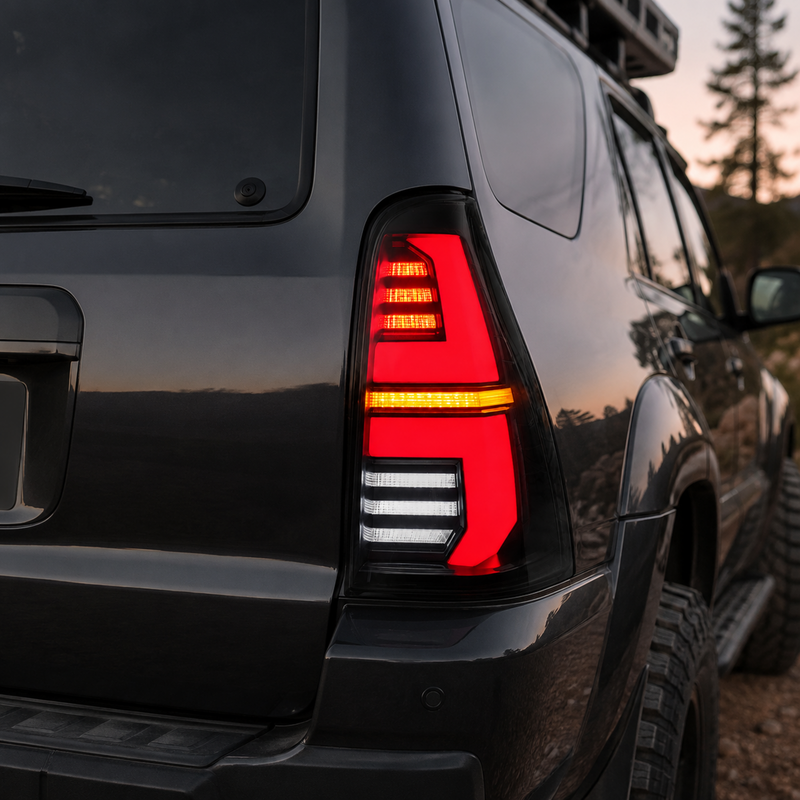 2003-2009 Toyota 4Runner Sequential LED Tail Lights — product view 19 - T-4RN03-H