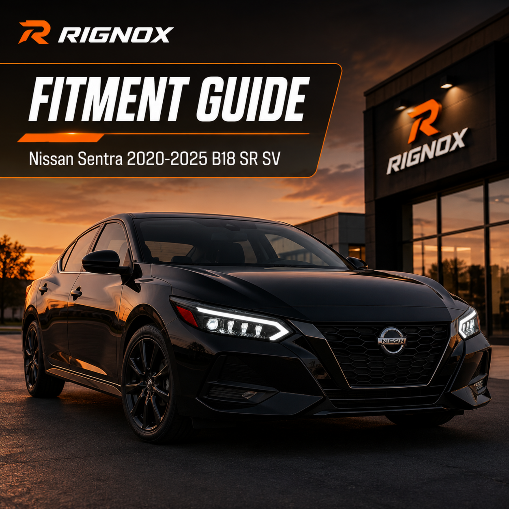 2020-2025 Nissan Sentra LED Projector Headlights — product view 22 - H-SEN20-RY