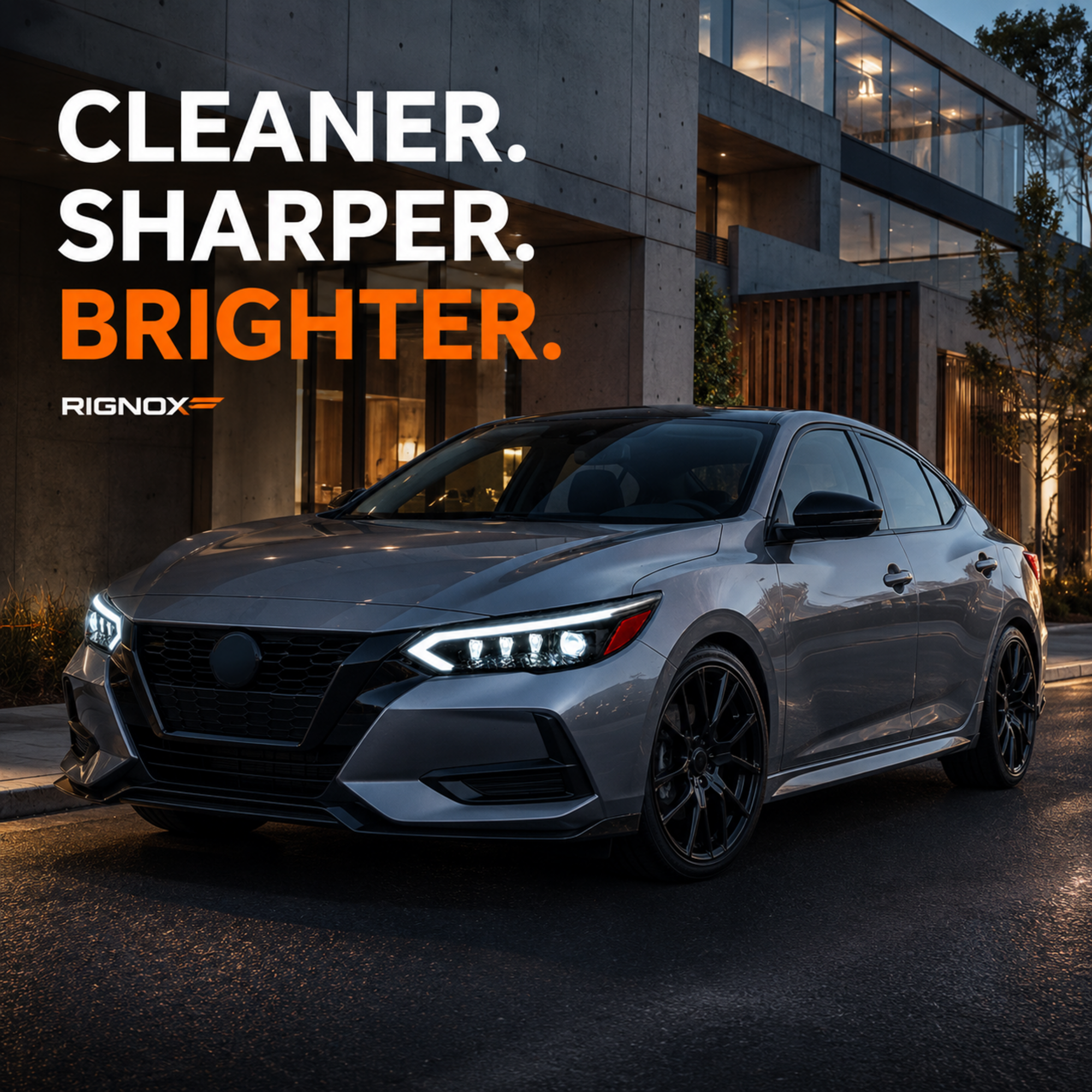 2020-2025 Nissan Sentra LED Projector Headlights — product view 23 - H-SEN20-RY