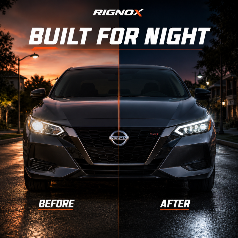 2020-2025 Nissan Sentra LED Projector Headlights — product view 3 - H-SEN20-Y
