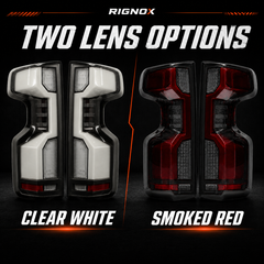 2019-2023 Chevrolet Silverado 1500 Sequential LED Tail Lights — variant comparison no year - T-SILV19-SR
