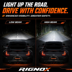 2008-2021 Nissan 370Z Z34 LED Triple Projector Headlights — lighting effect 2 — H-370Z08-RGB