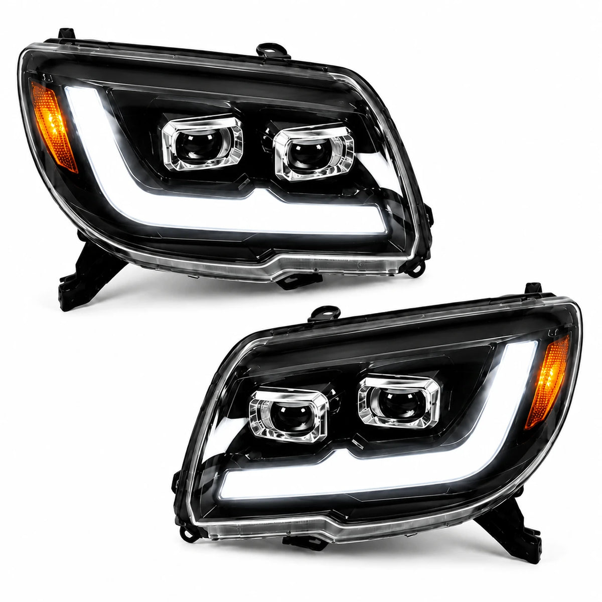 2006-2009 Toyota 4Runner LED Dual Projector Headlights — main product view — H-4RN06-CH