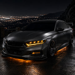 2018-2022 Honda Accord 10th Gen LED Quad Projector Headlights — product view 9 - H-ACC10-CRGB