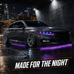2018-2022 Honda Accord 10th Gen LED Quad Projector Headlights — product view 14 - H-ACC10-CRGB