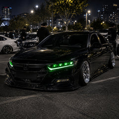 2018-2022 Honda Accord 10th Gen LED Quad Projector Headlights — product view 8 - H-ACC10-CRGB