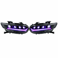 2018-2022 Honda Accord 10th Gen LED Quad Projector Headlights — main product view — H-ACC10-CRGB