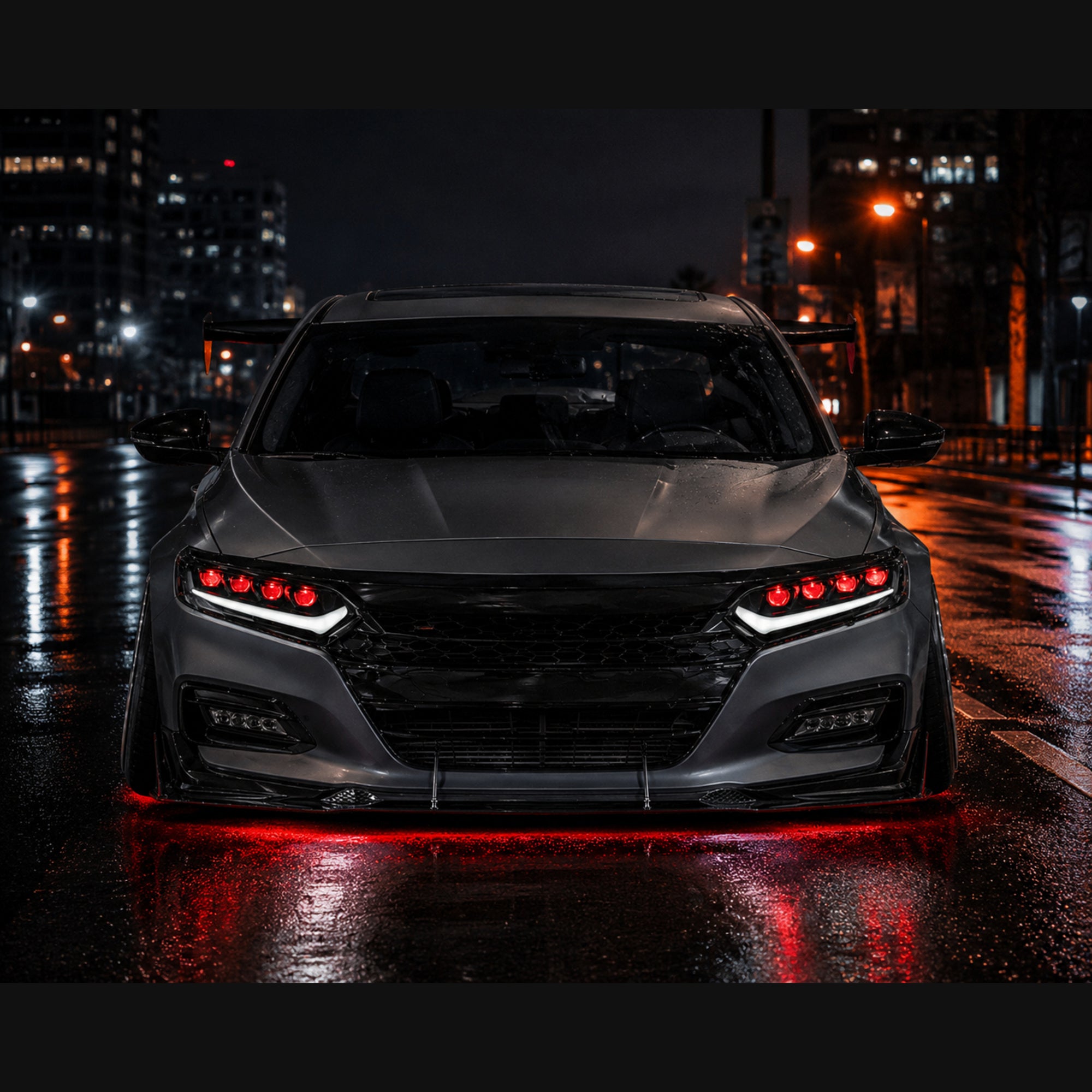 2018-2022 Honda Accord 10th Gen LED Quad Projector Headlights — product view 37 - H-ACC10-DE
