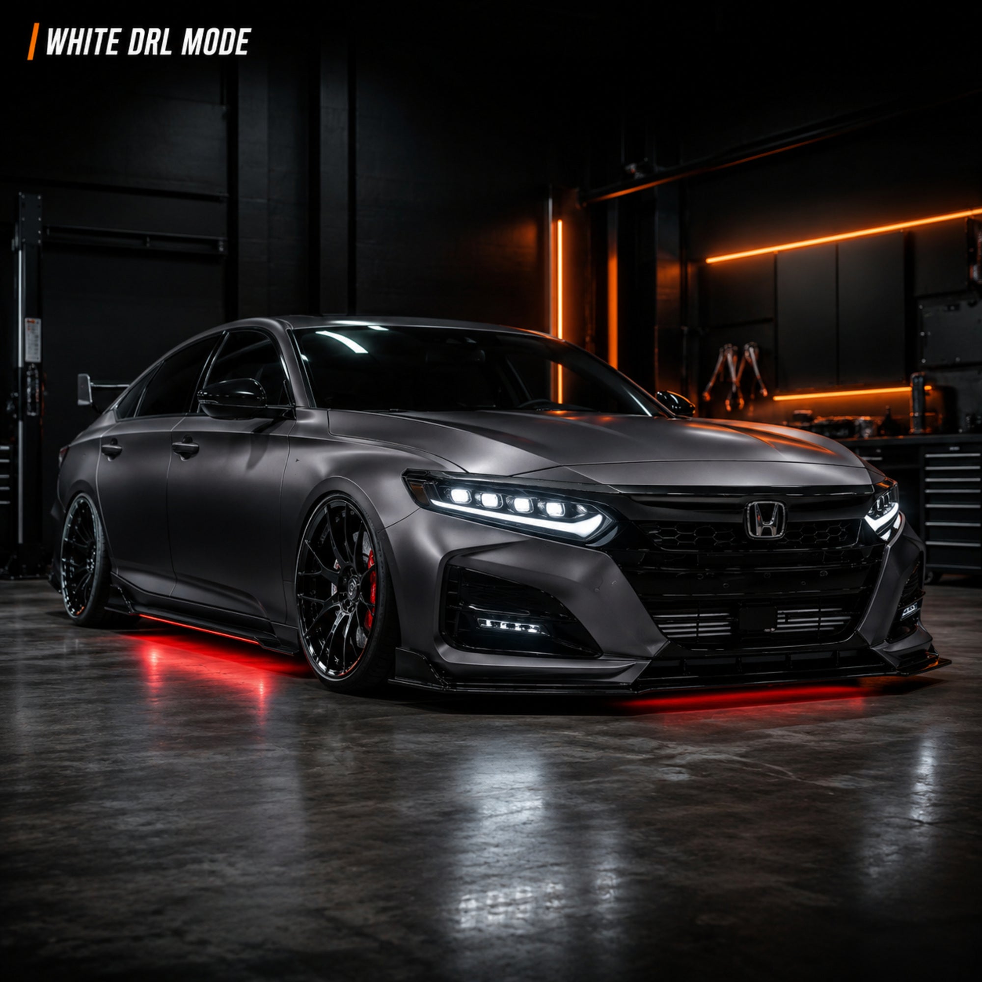 2018-2022 Honda Accord 10th Gen LED Quad Projector Headlights — product view 41 - H-ACC10-DE
