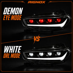 2018-2022 Honda Accord 10th Gen LED Quad Projector Headlights — product view 43 - H-ACC10-DE
