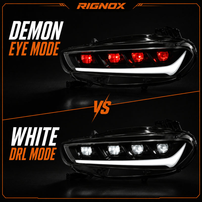 2018-2022 Honda Accord 10th Gen LED Quad Projector Headlights — product view 43 - H-ACC10-DE