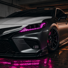 2018-2024 Toyota Camry LED Triple Projector Headlights — product view 20 - H-CAM18-CRGB