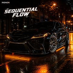 2018-2024 Toyota Camry LED Triple Projector Headlights — product view 21 - H-CAM18-CRGB