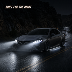 2018-2024 Toyota Camry LED Triple Projector Headlights — product view 23 - H-CAM18-CRGB