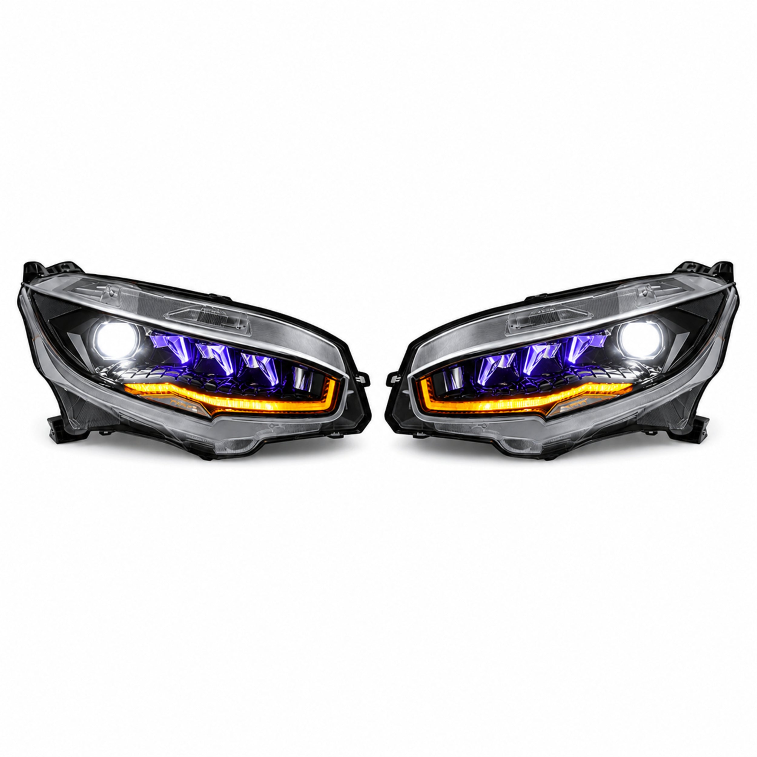 2016-2021 Honda Civic 10th Gen LED Projector Headlights — product view 14 - H-CIV10-RP
