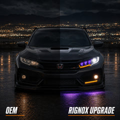 2016-2021 Honda Civic 10th Gen LED Projector Headlights — product view 16 - H-CIV10-RP