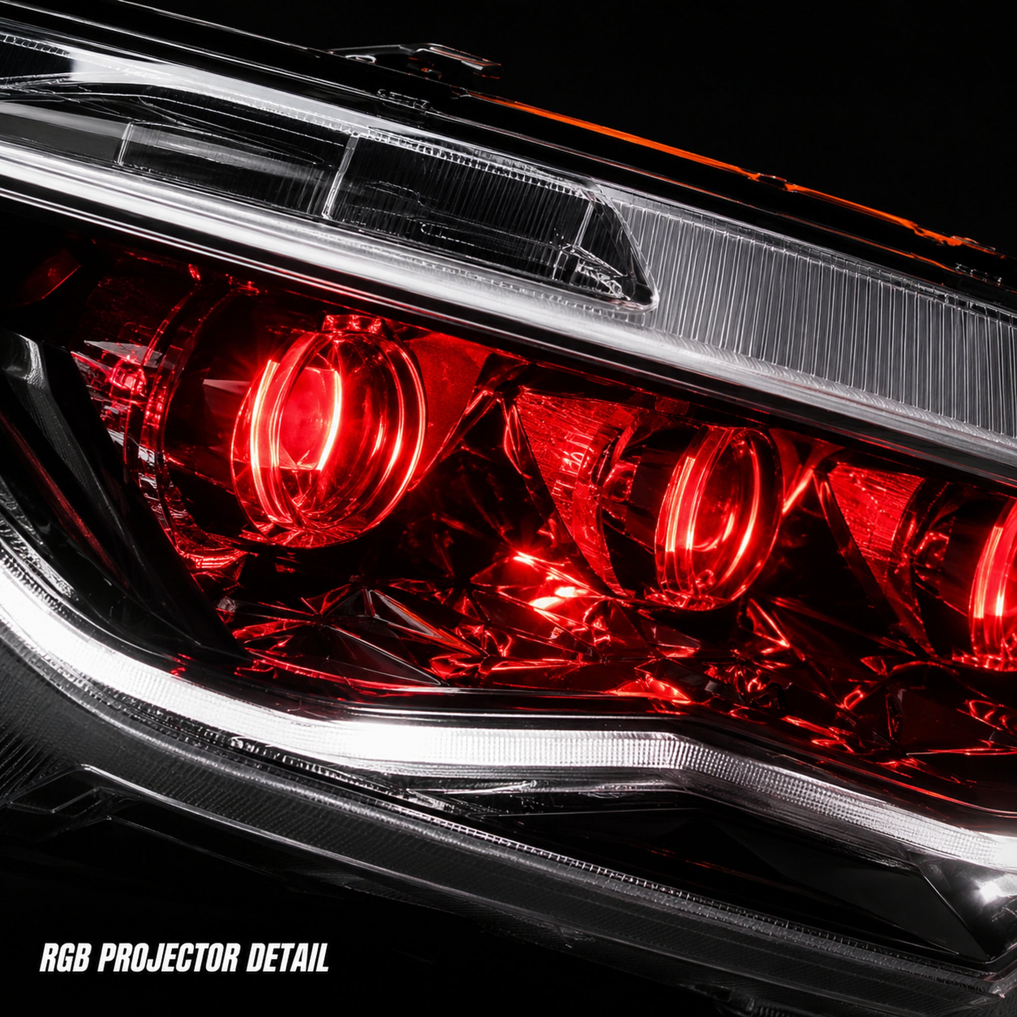 2016-2021 Honda Civic 10th Gen LED Projector Headlights — product view 36 - H-CIV10-RGB