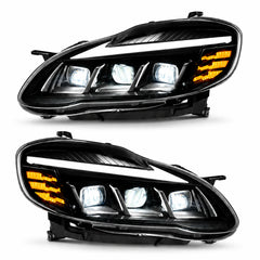 2003-2008 Toyota Corolla LED Triple Projector Headlights — main product view — H-COR03