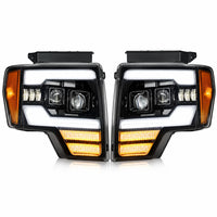 2009-2014 Ford F-150 LED Dual Projector Headlights — main product view — H-F150-09