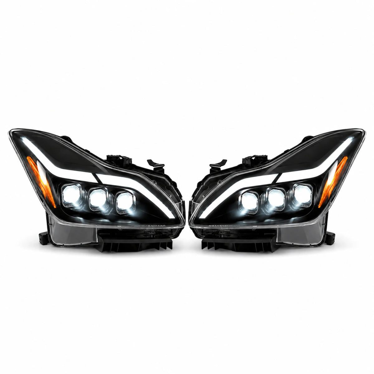 2008-2015 Infiniti G37 / Q60 Coupe and Convertible LED Triple Projector Headlights — main product view — H-G37