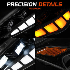 2014-2016 Lexus IS250 / IS200t / IS300 / IS350 LED Triple Projector Headlights — H-IS14