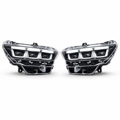 2024-2026 Ford Mustang S650 LED Triple Projector Headlights — main product view — H-MUS24-CH