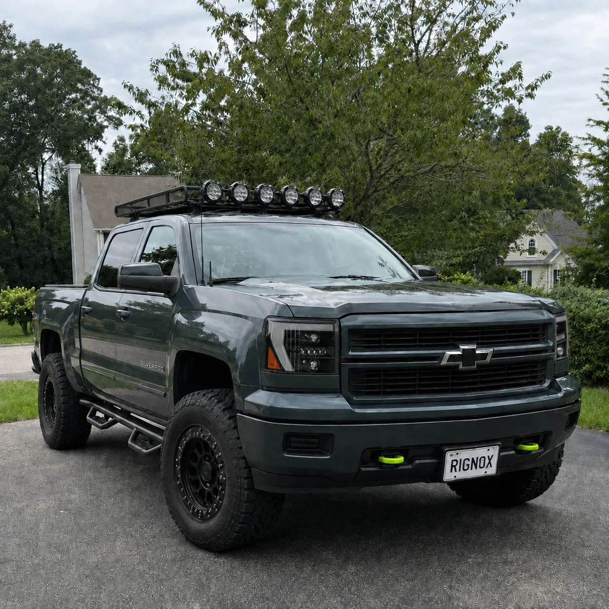 2007-2013 Chevrolet Silverado 1500 and 2007-2014 2500HD/3500HD LED Dual Projector Headlights — H-SIL07