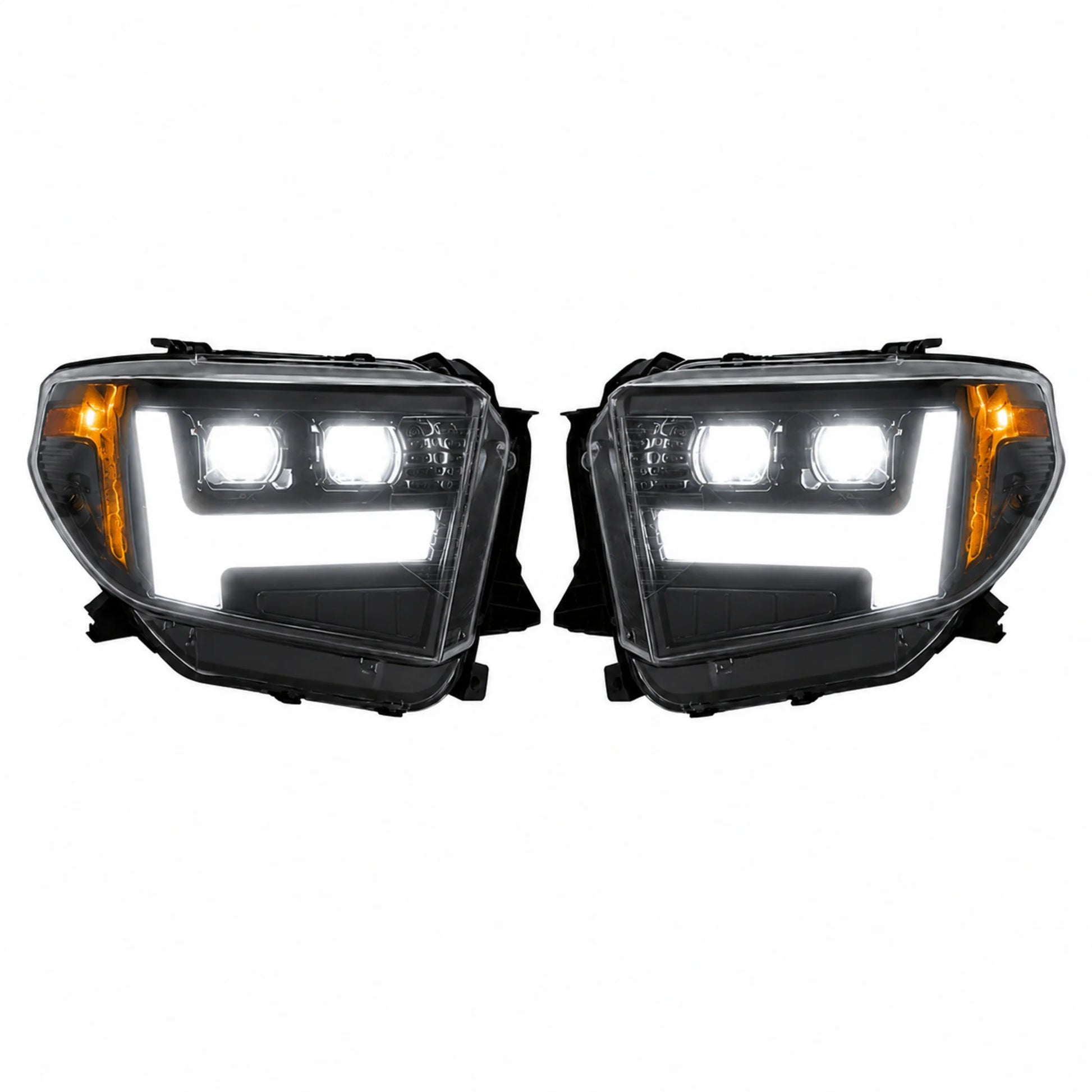 2014-2021 Toyota Tundra LED Dual Projector Headlights — main product view — H-TUN14