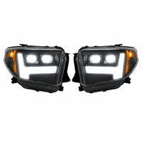 2014-2021 Toyota Tundra LED Dual Projector Headlights — main product view — H-TUN14