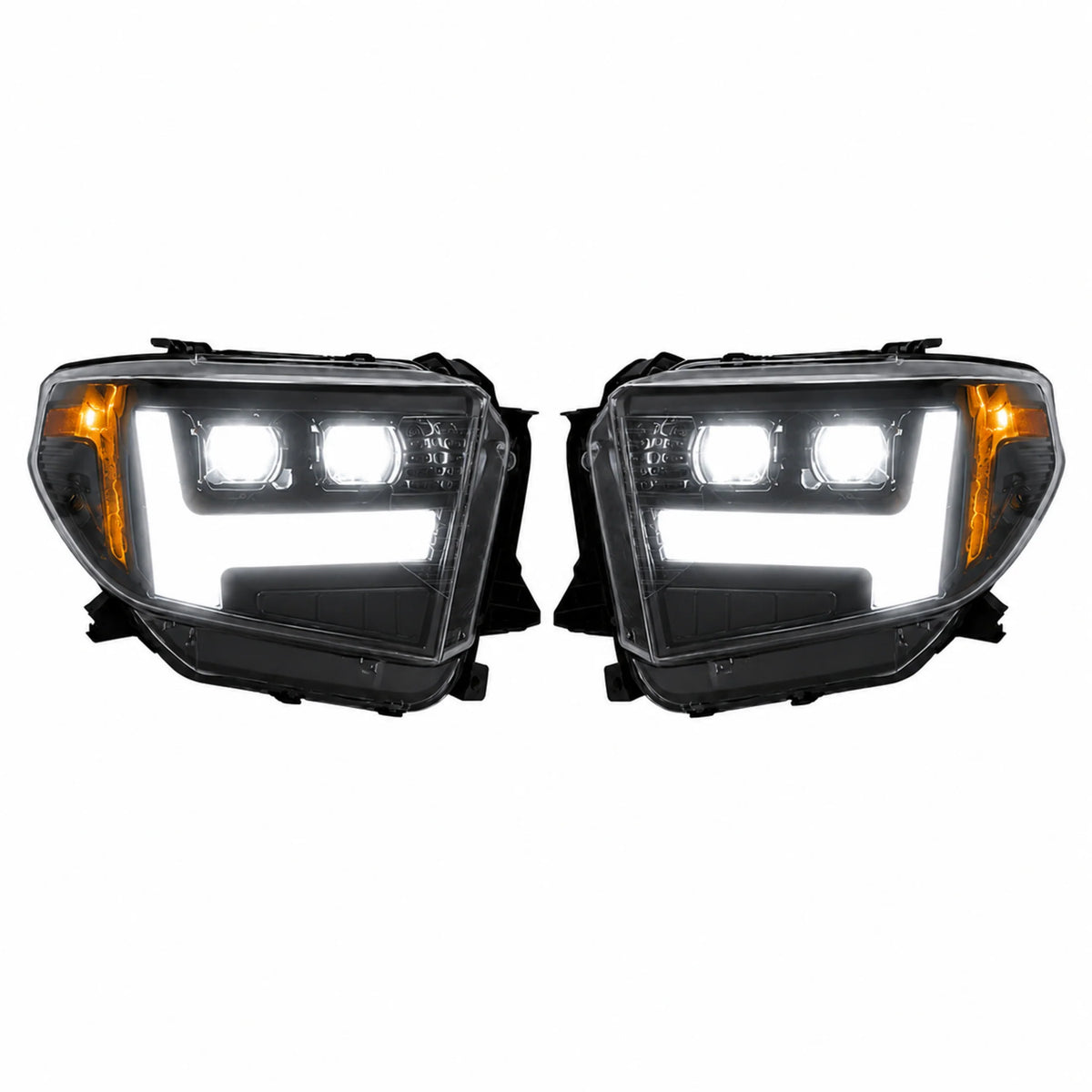 2014-2021 Toyota Tundra LED Dual Projector Headlights — main product view — H-TUN14