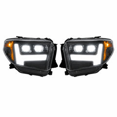 2014-2021 Toyota Tundra LED Dual Projector Headlights — main product view — H-TUN14