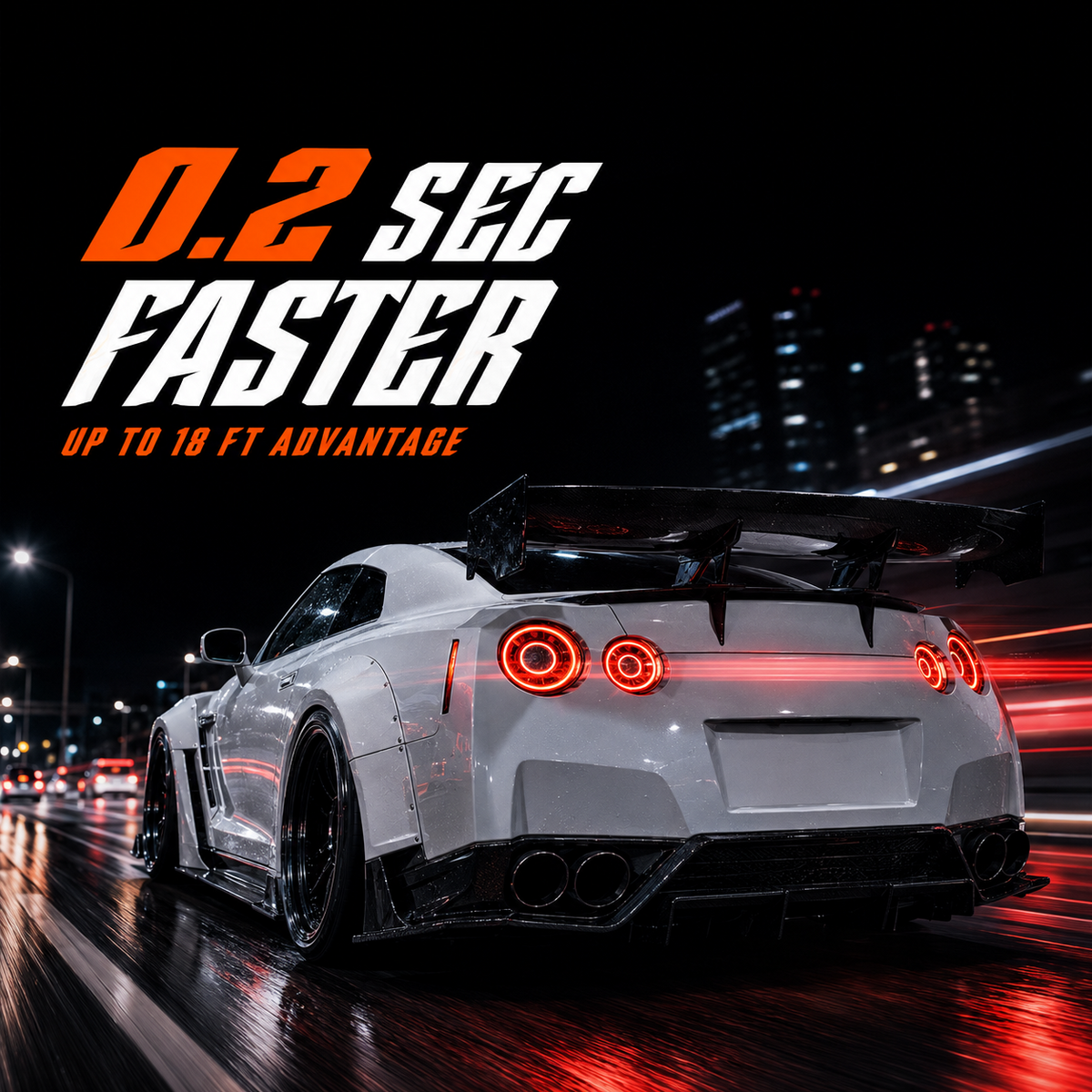 2008-2024 Nissan GT-R R35 Sequential LED Tail Lights NISMO Style — instant-on response — T-GTR-SW