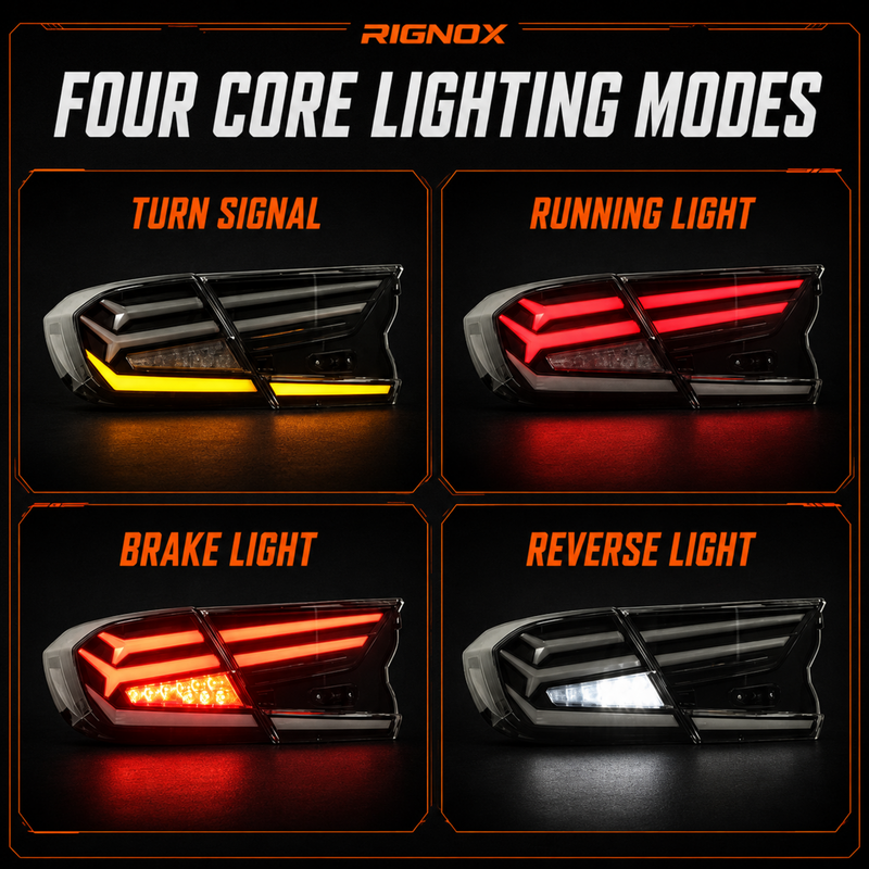 2018-2022 Honda Accord 10th Gen Sequential LED Tail Lights — function 02 v2 2000 - T-ACC10-FSH-CW