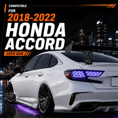 2018-2022 Honda Accord 10th Gen Sequential LED Tail Lights — fitment reference — T-ACC10-SDG
