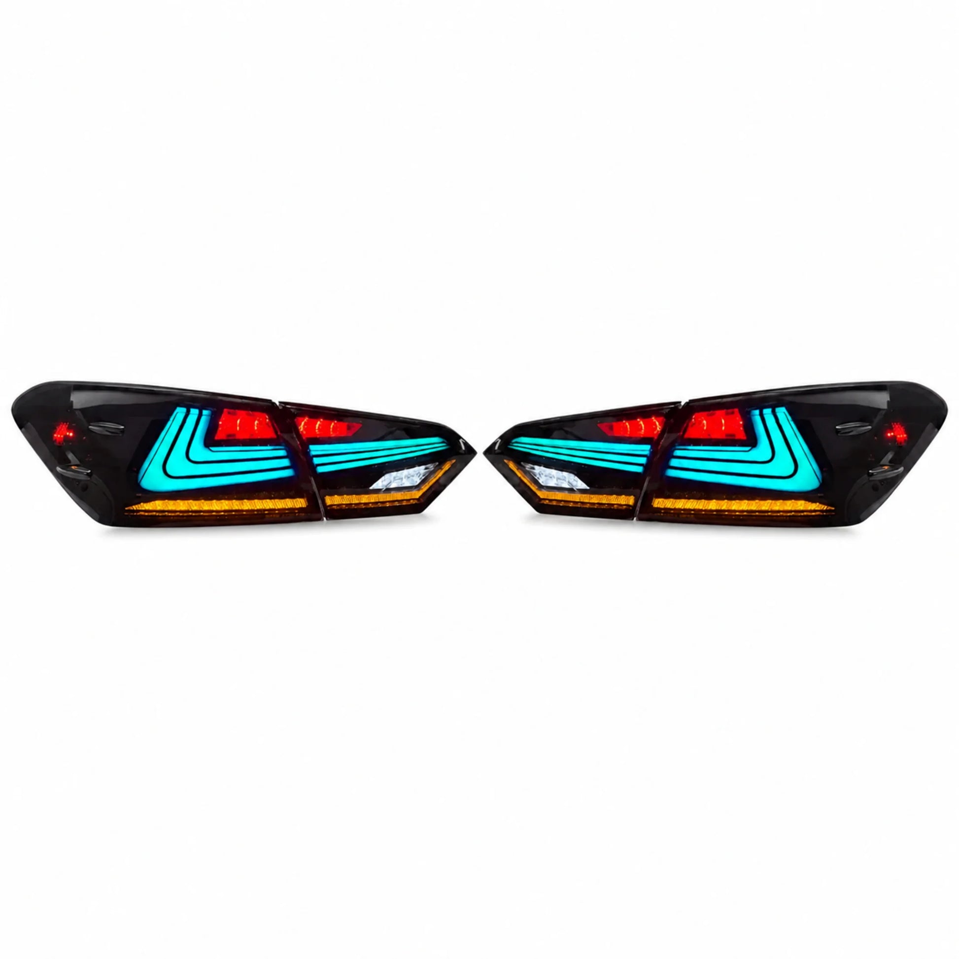 2018-2024 Toyota Camry 8th Gen Sequential LED Tail Lights — main product view — T-CAM18-HL-SRGB