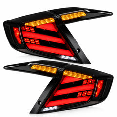 2016-2021 Honda Civic 10th Gen Sedan Sequential LED Tail Lights — main product view — T-CIV10-HL-SR