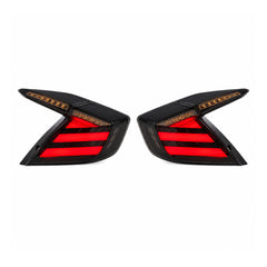 2016-2021 Honda Civic 10th Gen Sedan Sequential LED Tail Lights — main product view — T-CIV10-HL-SW