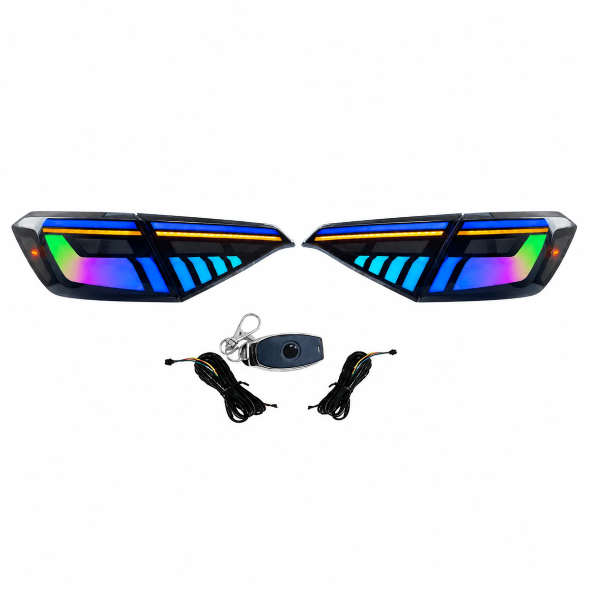 2022-2026 Honda Civic 11th Gen Sedan Sequential LED Tail Lights — main product view — T-CIV11-BL-SRGB