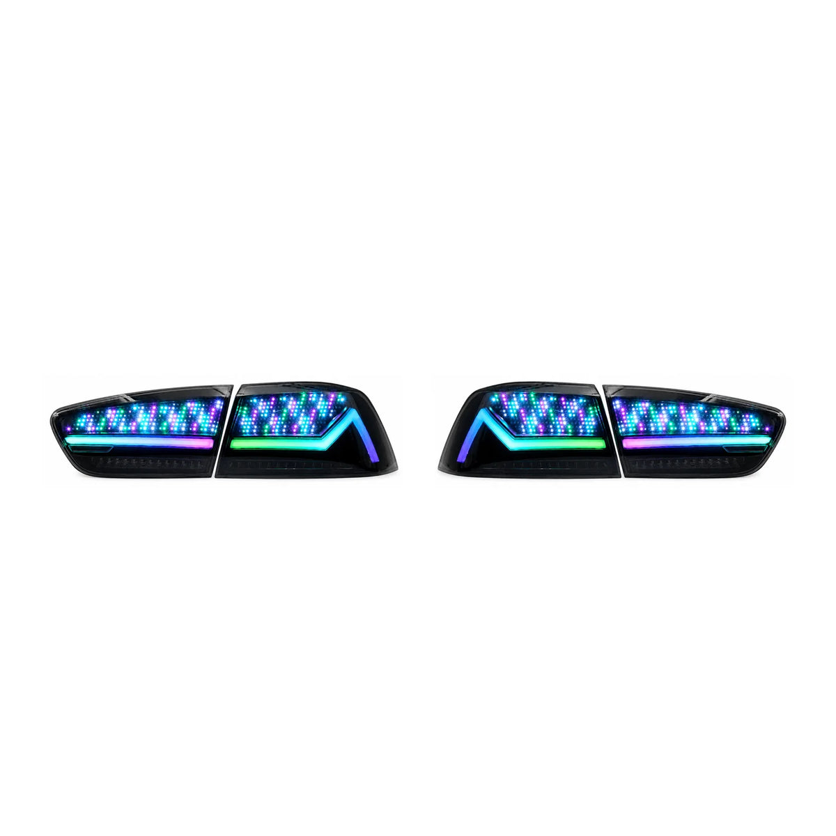 2008-2018 Mitsubishi Lancer / EVO X Sequential LED Tail Lights — main product view — T-EVO-SDG