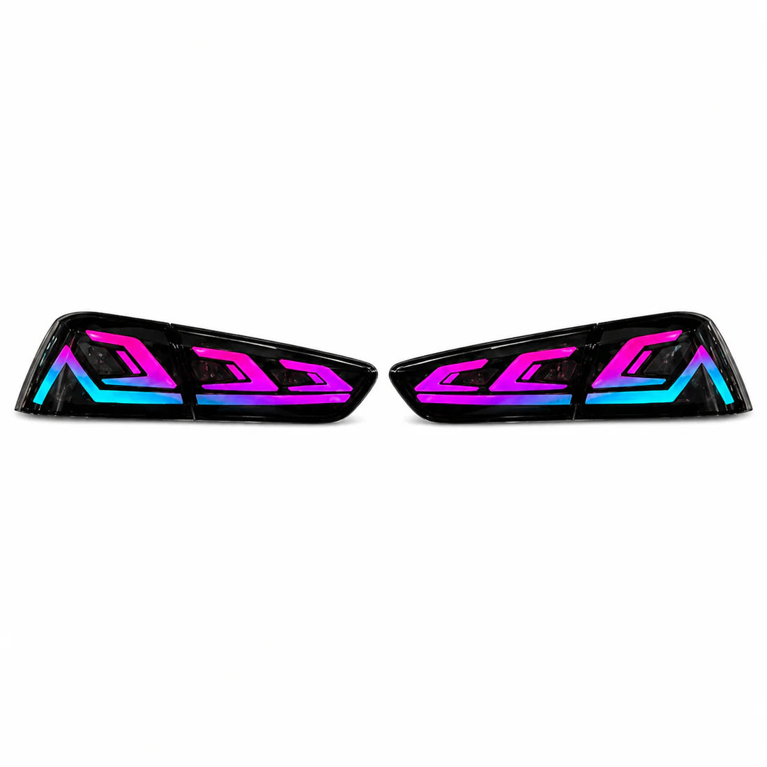 2008-2018 Mitsubishi Lancer / EVO X Sequential LED Tail Lights — main product view — T-EVO-SRGB