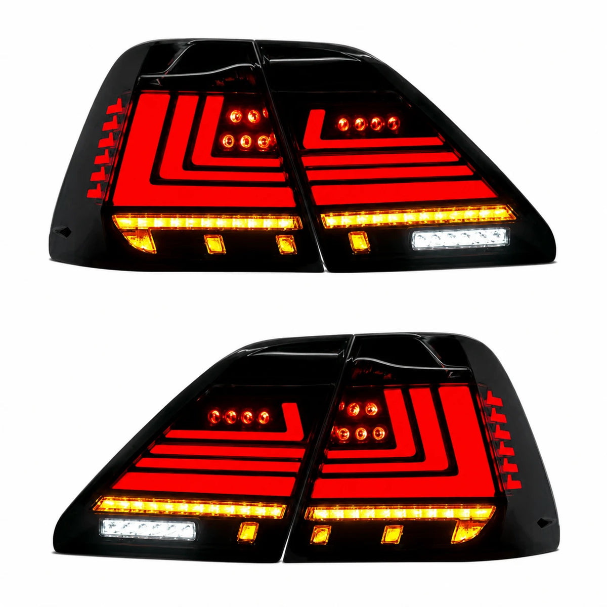 2001-2003 Lexus LS430 Sequential LED Tail Lights — main product view — T-LS01-SR