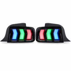2005-2009 Ford Mustang Sequential LED Tail Lights Shelby Style — main product view — T-MUS05-RGB