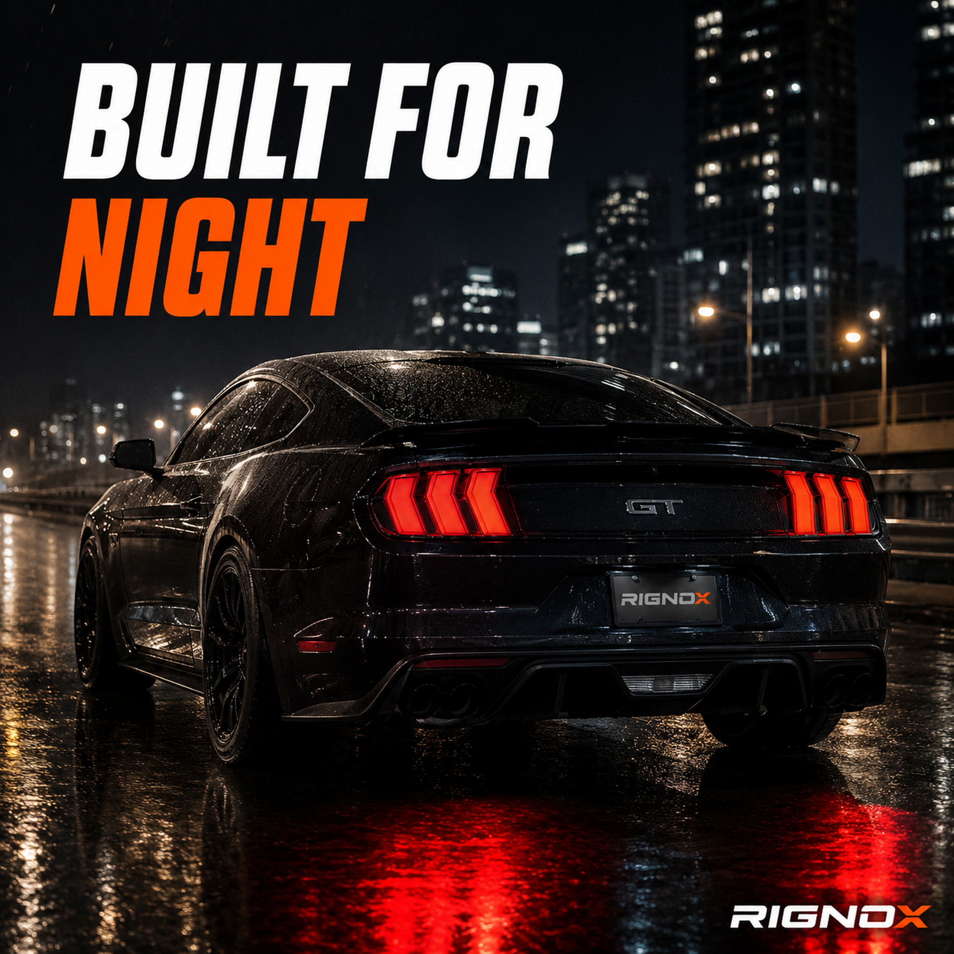 2015-2023 Ford Mustang S550 Sequential LED Tail Lights — product view 50 - T-MUS15-SW