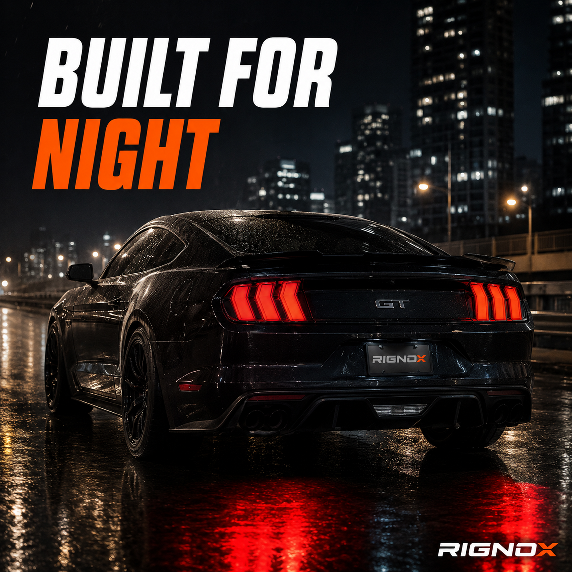 2015-2023 Ford Mustang S550 Sequential LED Tail Lights — product view 50 - T-MUS15-SW
