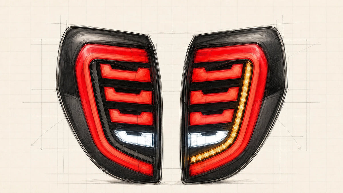 2009-2012 Toyota RAV4 Sequential LED Tail Lights Assembly